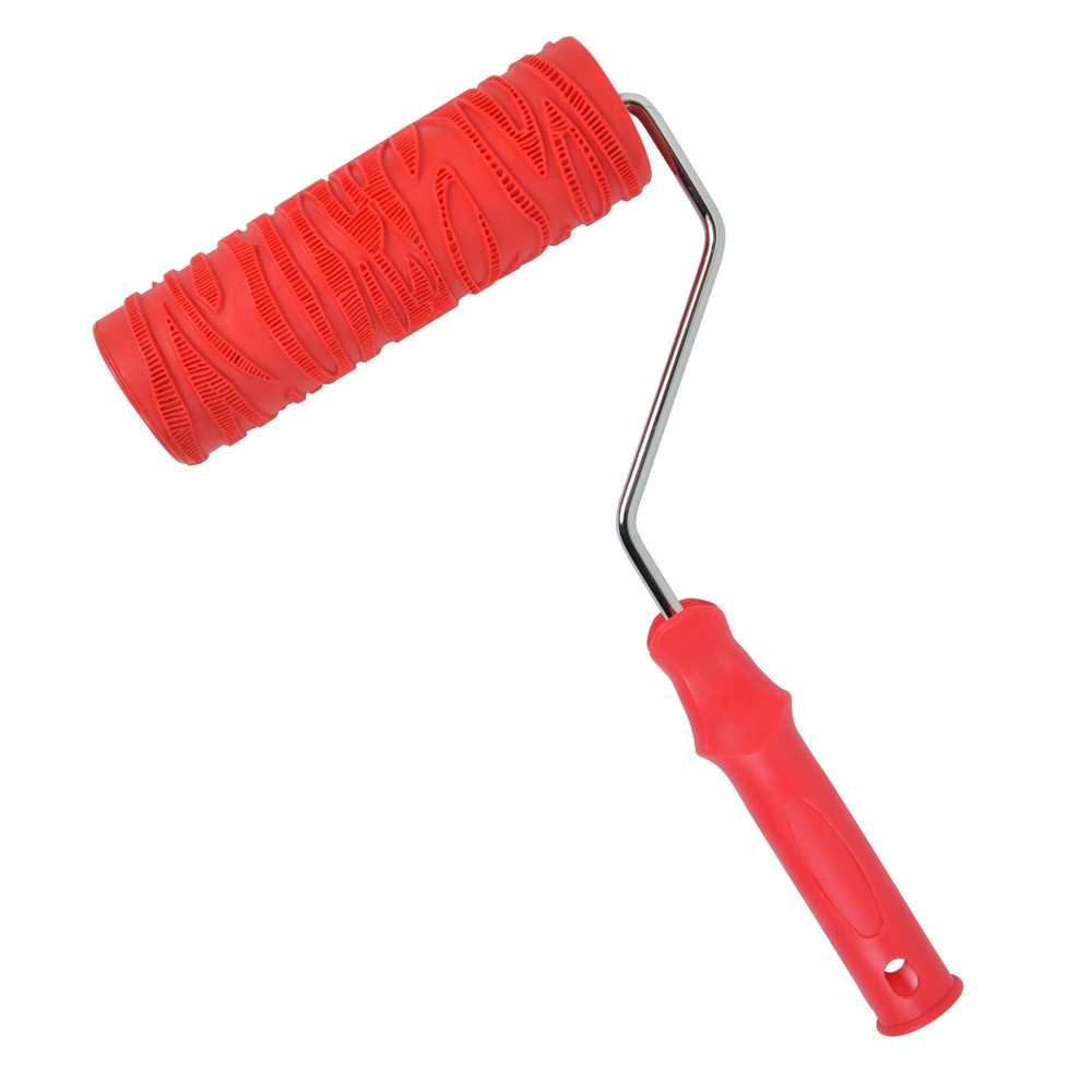 Hanroy 8'' Patterned Paint Roller for Wall Decoration Classic Texture 2008T