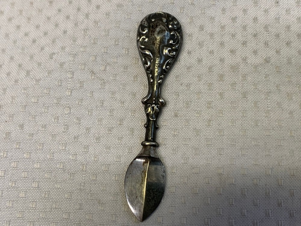 Antique Sterling Silver Ink Scraper 3.65g Writing Tool Corrector