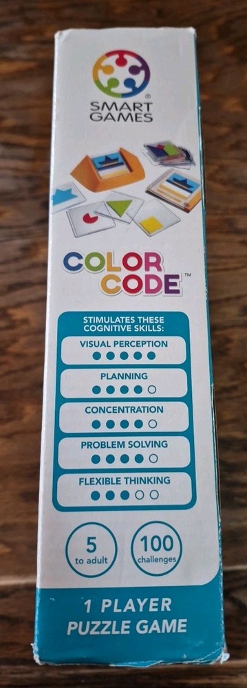 SmartGames Color Code - Ages 5+ | 1 player