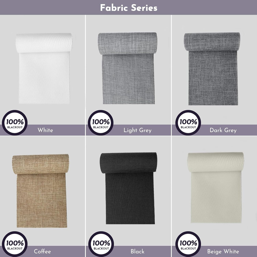 Graywind Manual Vertical Blinds Blackout & Light Filtering Fabric Samples