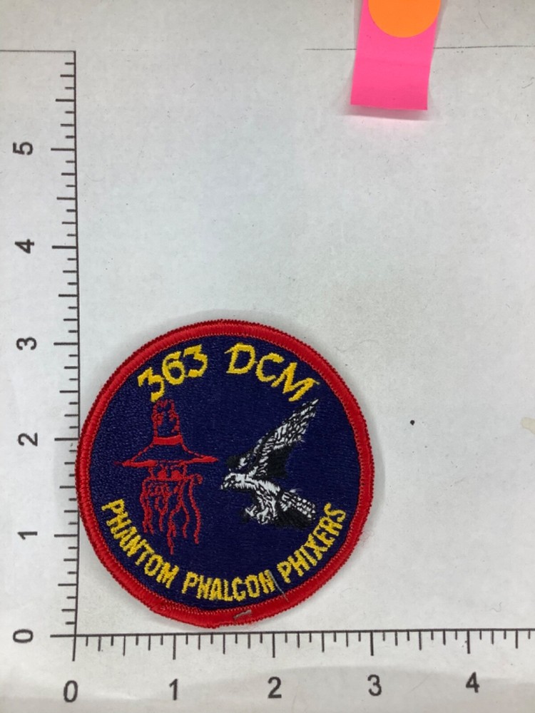 VINTAGE USAF 363RD DCM PHANTOM PHALCON PHIXER SQUADRON PATCH