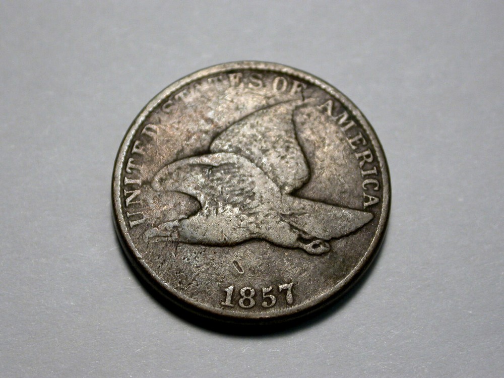 early Copper Type Coin ** 1857 Flying Eagle CENT **
