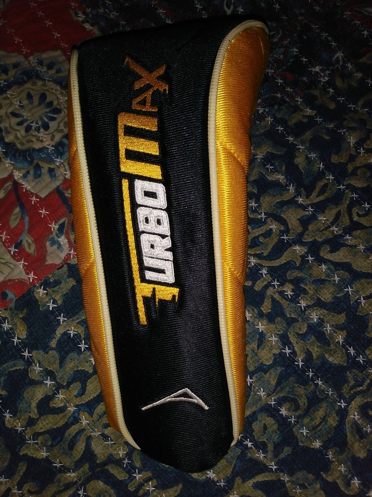 *Used Head Cover - Turbo Max #1 Gold/Black