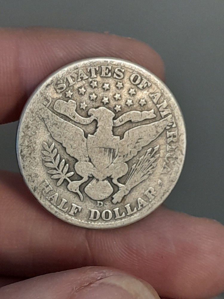 1912- D BARBER HALF DOLLAR #1