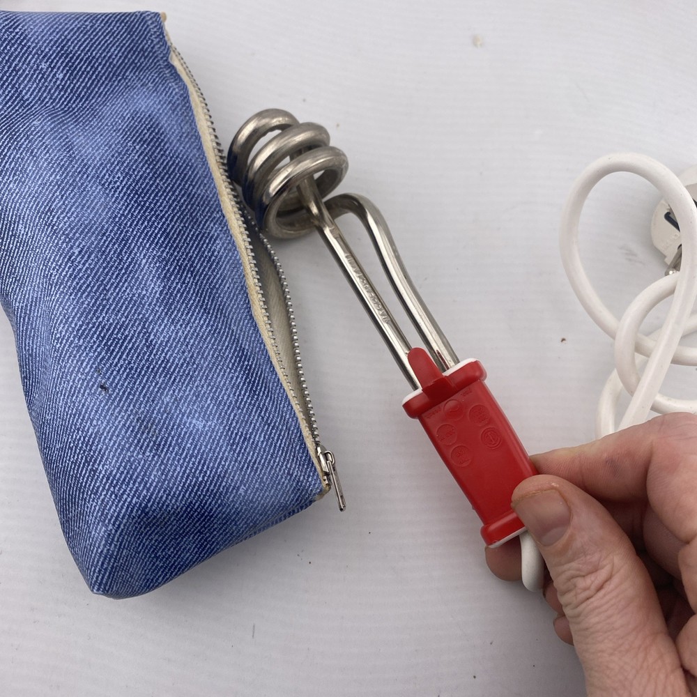 230 V-1000W Portable Water Heater Immersion Element Travel Boiler Free Shipping