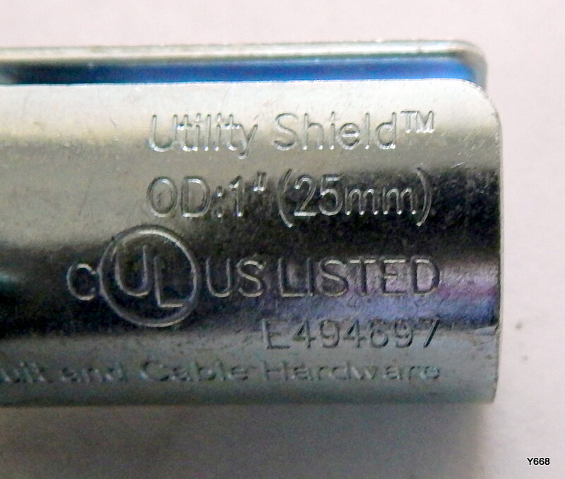 Utility Shield 1" O.D. Cable Hardware E494697
