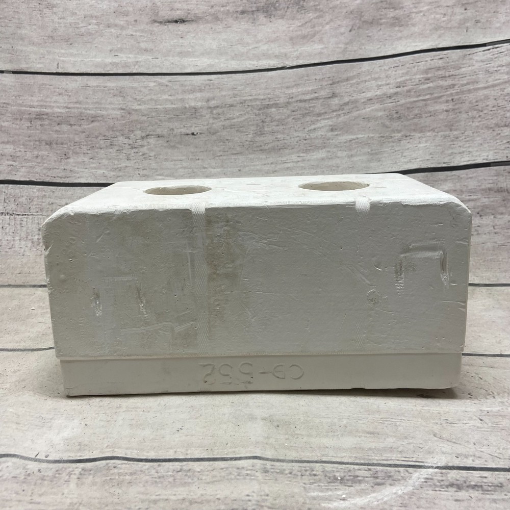 2002 Cardinal Designs Ceramic Casting Mold 2 Small Pillar Votives #CD-522