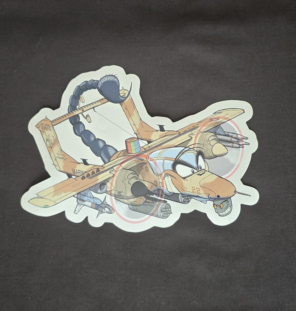 OV-10D+ Desert Storm Bronco Sticker 6"X5"
