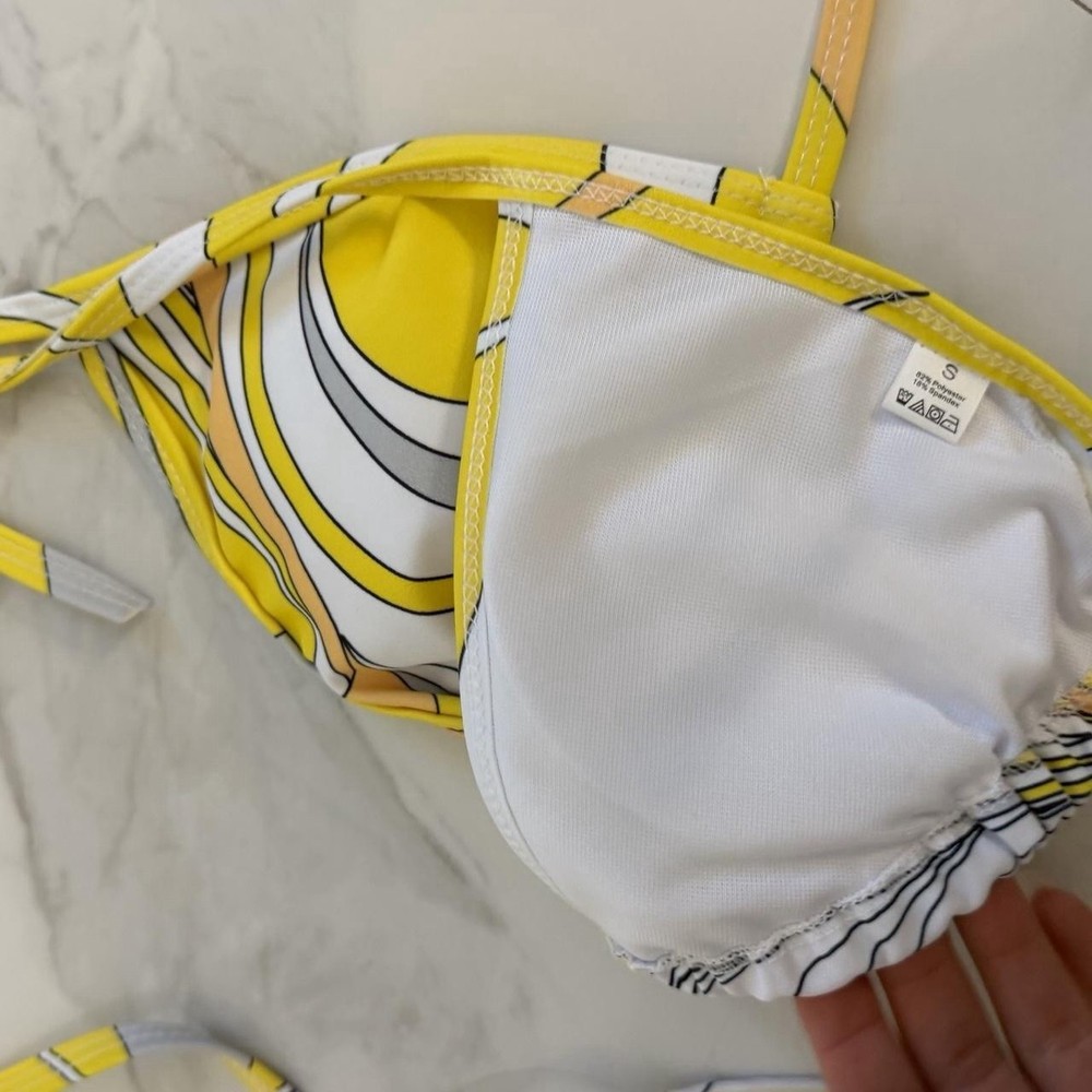 Emilio style Pucci lemontini bikini