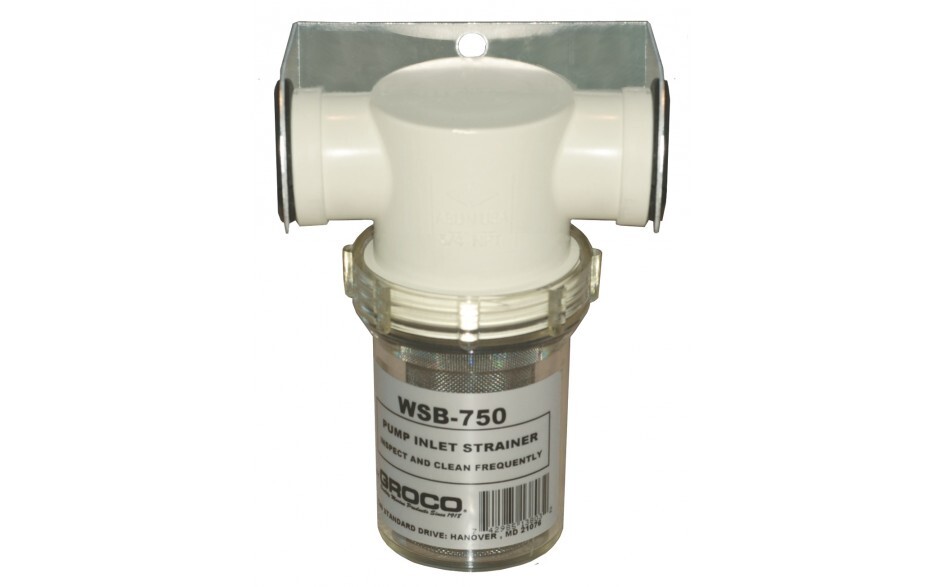 Groco 3/4" Fresh Water Strainer with #304 SS Basket