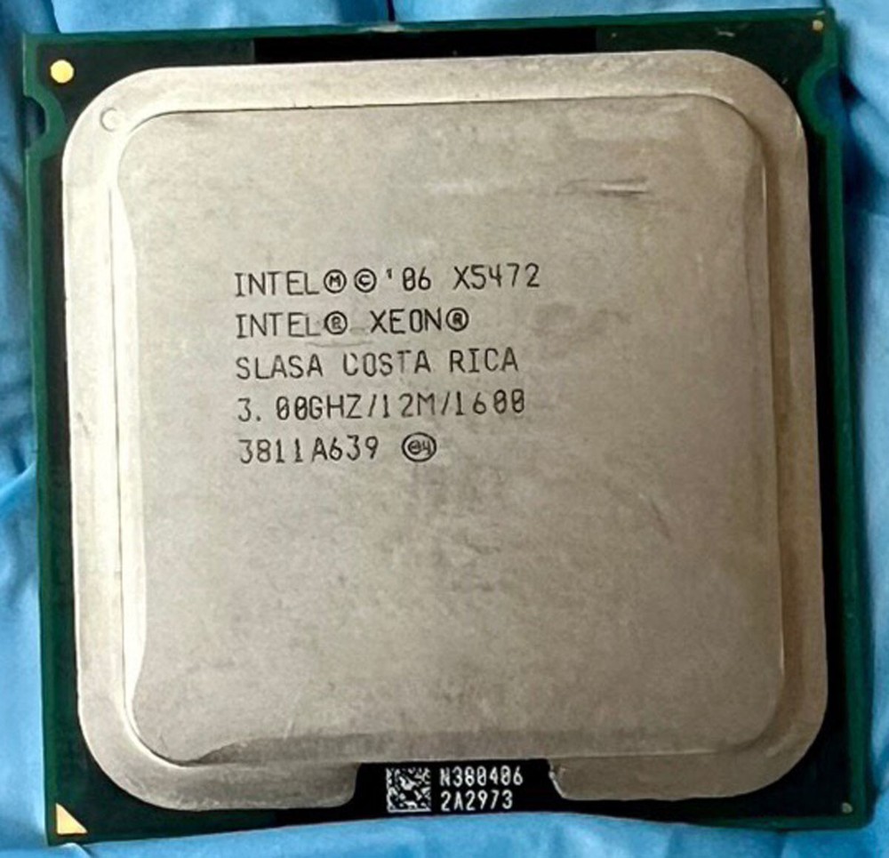 Intel Xeon X5472 SLASA 3.00GHz LGA771 4-core 4-thread 12 MB CPU processor
