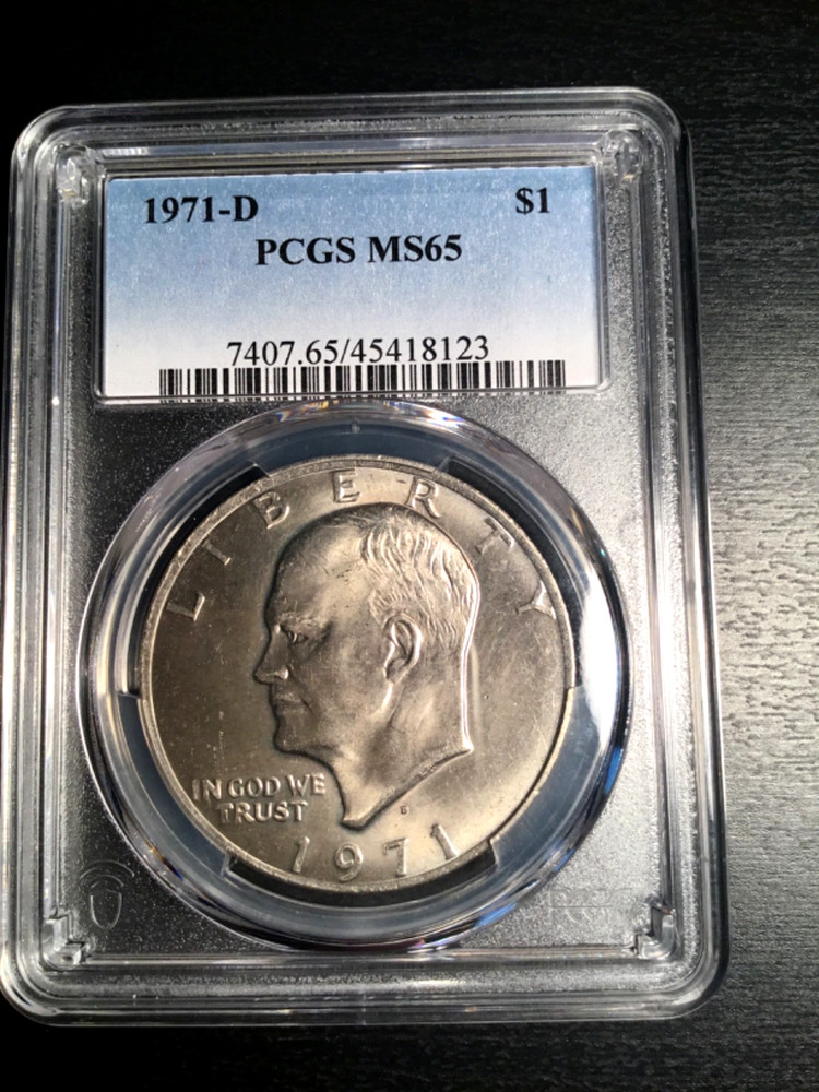 1971-D Eisenhower Dollar PCGS MS 65