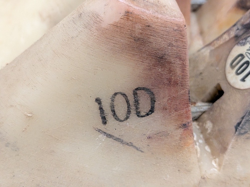Shoe making Last size 10D Resin Sterling