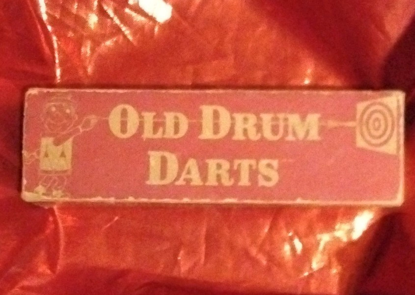 Old Drum Steel Tip Darts Set with Original Box