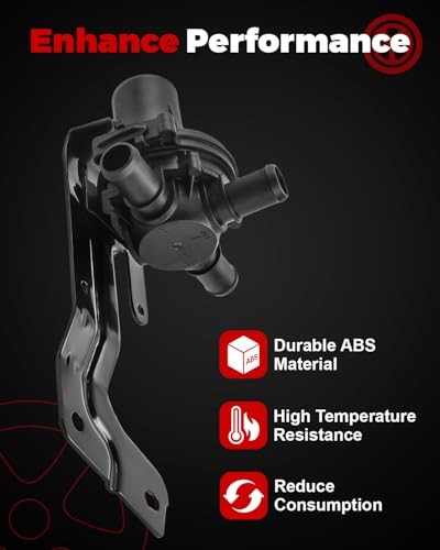 Heater Control Valve 3 Way Coolant with Mounting Bracket Compatible with Ram