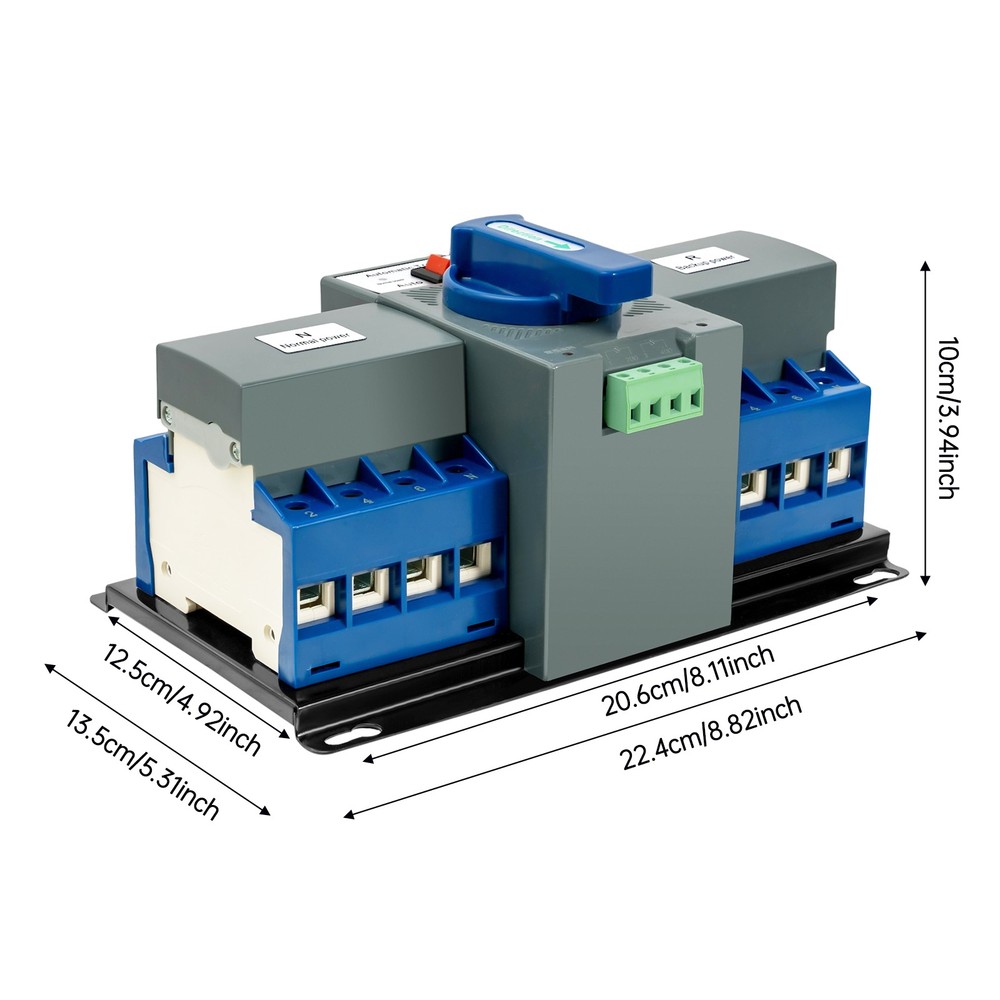 220V/63A 4P Dual-power Automatic Transfer Switch Generator Changeover Switch