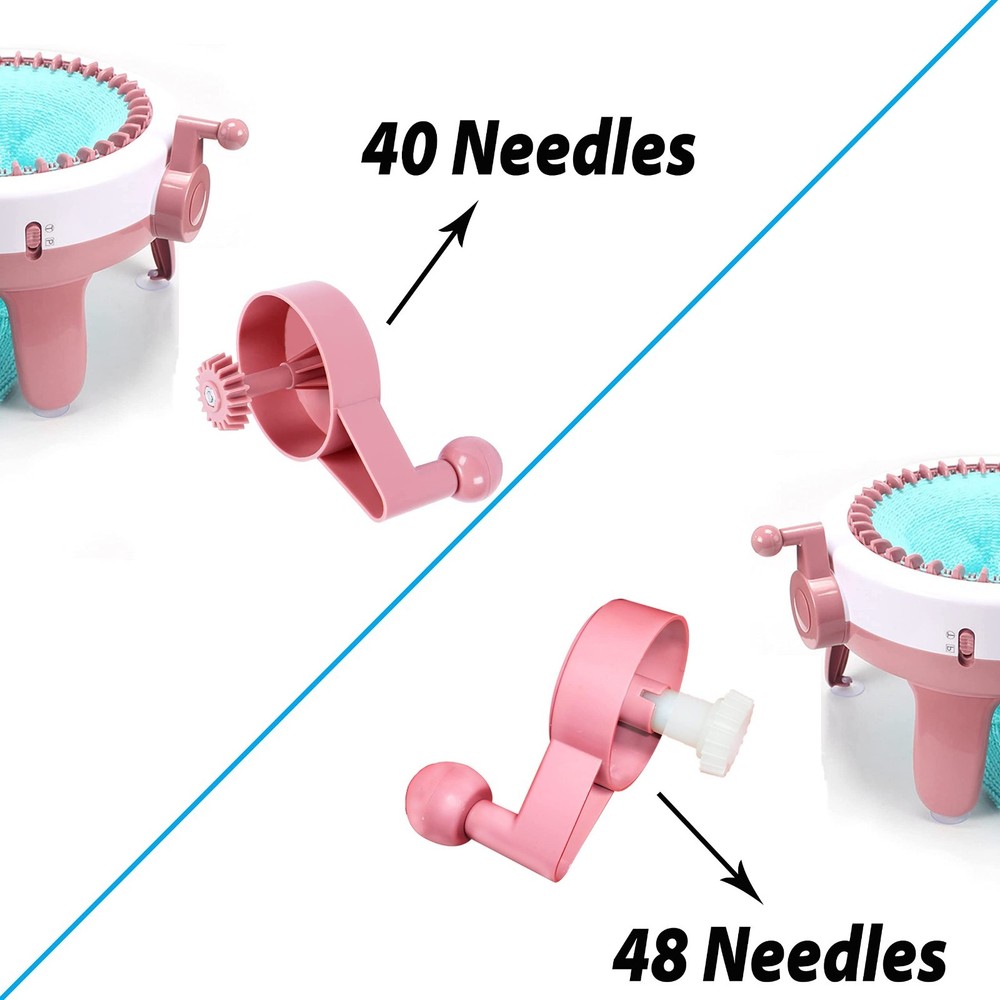 32pc Sentro Knitting Machine Accessories Kit Adapter Handle Tensioner CounterSet