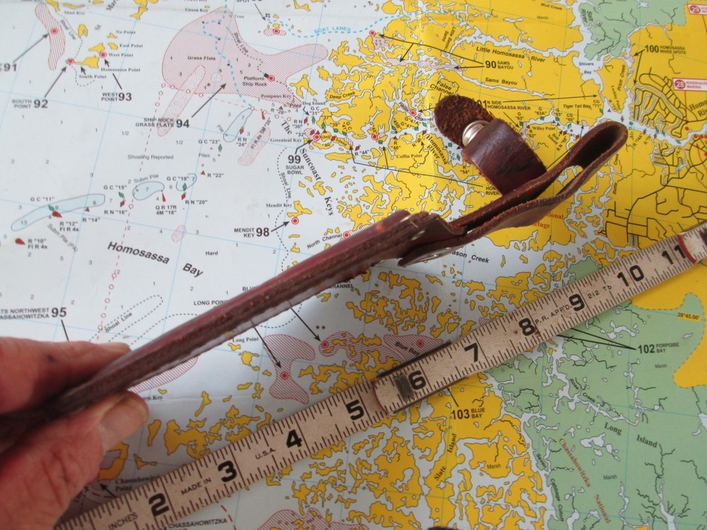 VTG SHARP Leather Fixed Knife Sheath **NO KNIFE**