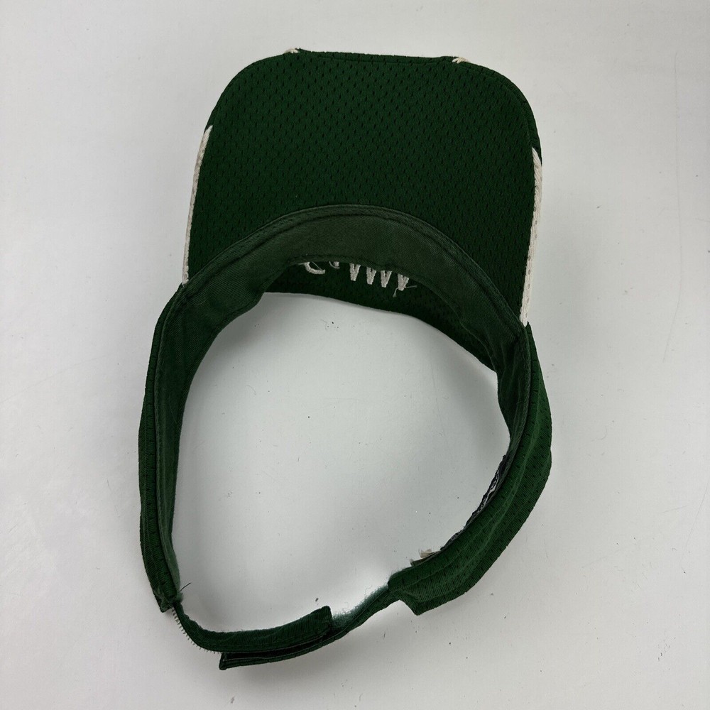 St MM Green Youth Visor Cap Hat Adjustable