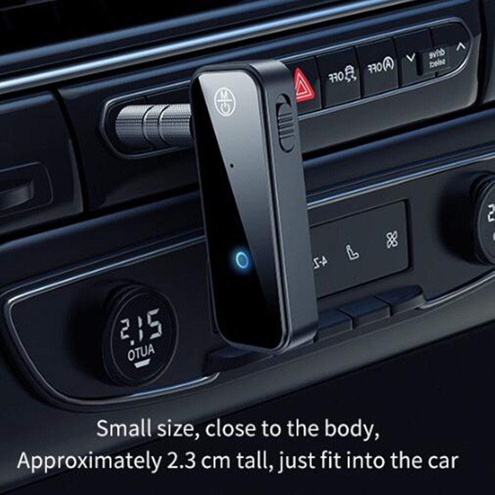 Bluetooth 5.0 Wireless Car Transmitter Receiver Adapter 3.5mm Aux USB Charger