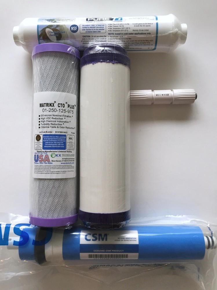 HAGUE (COMPATIBLE) H3500 ANNUAL REPLACEMENT PACK w 36 OR 24 GPD MEMBRANE AND FR