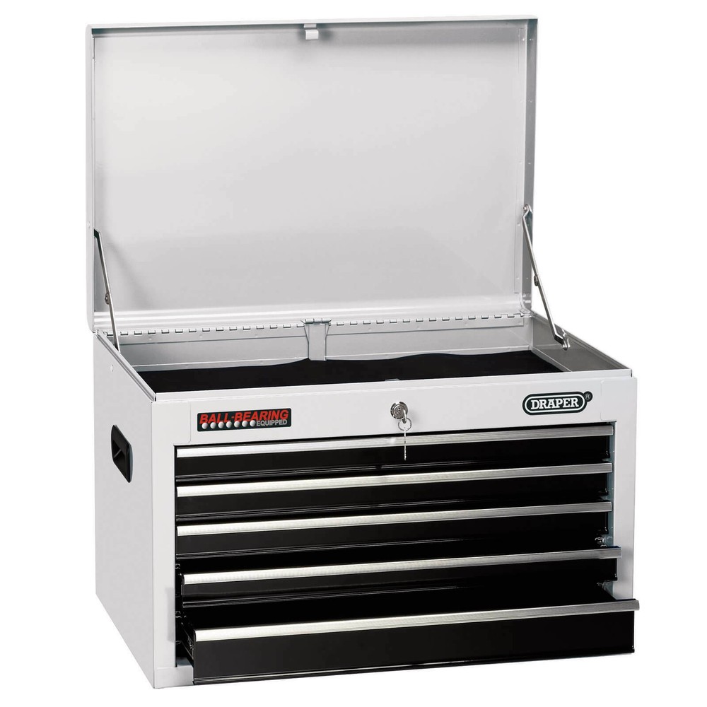 Draper 5 Drawer Tool Chest White