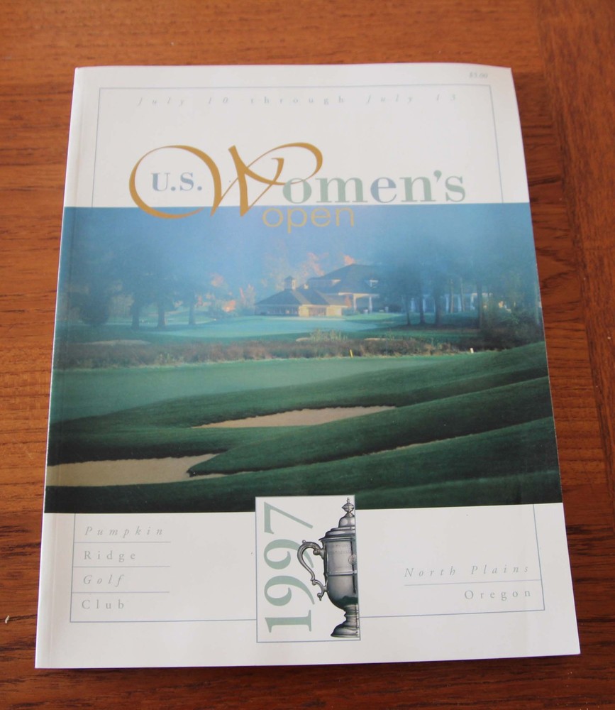 US Women's Open 1997 Program and Golf World - Winner Alison Nicholas