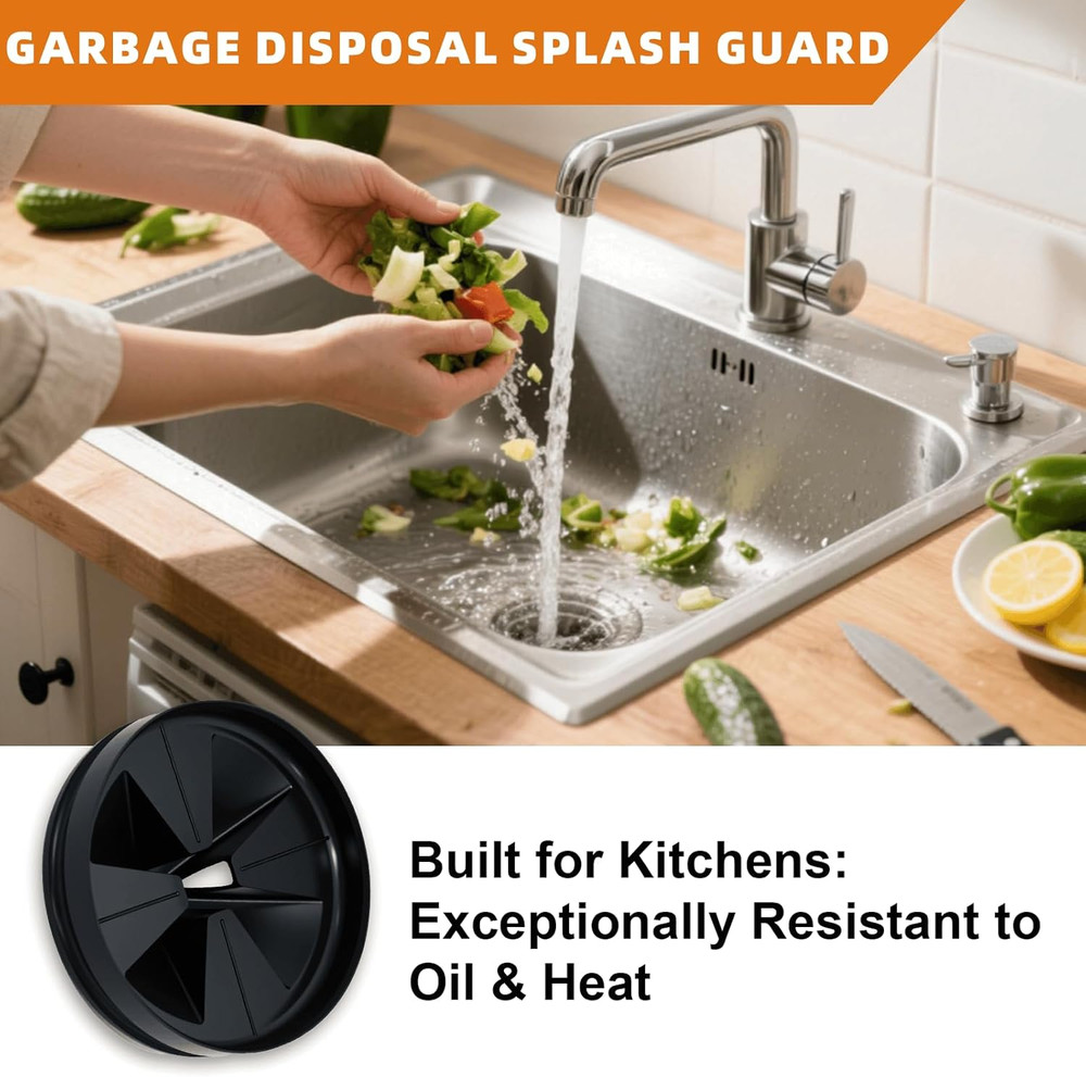 Garbage Disposal Splash Guard 3 3/8 for InSinkErator Evolution Series Noise ...