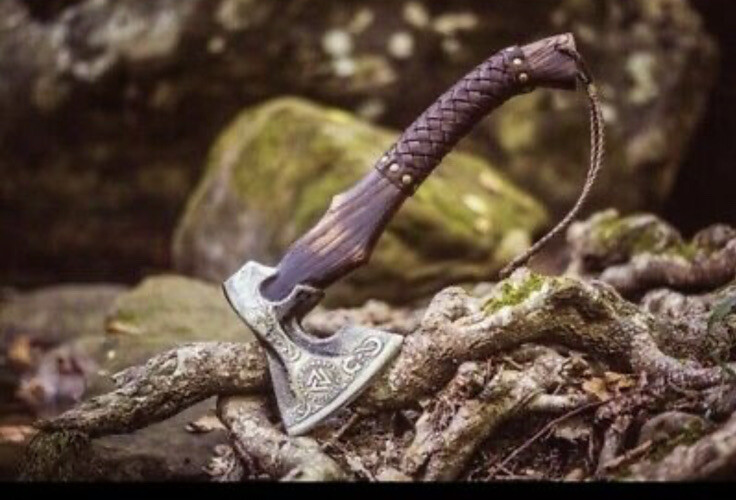 Viking Bearded Axe Hatchet Throwing Axe Same Day Shipping