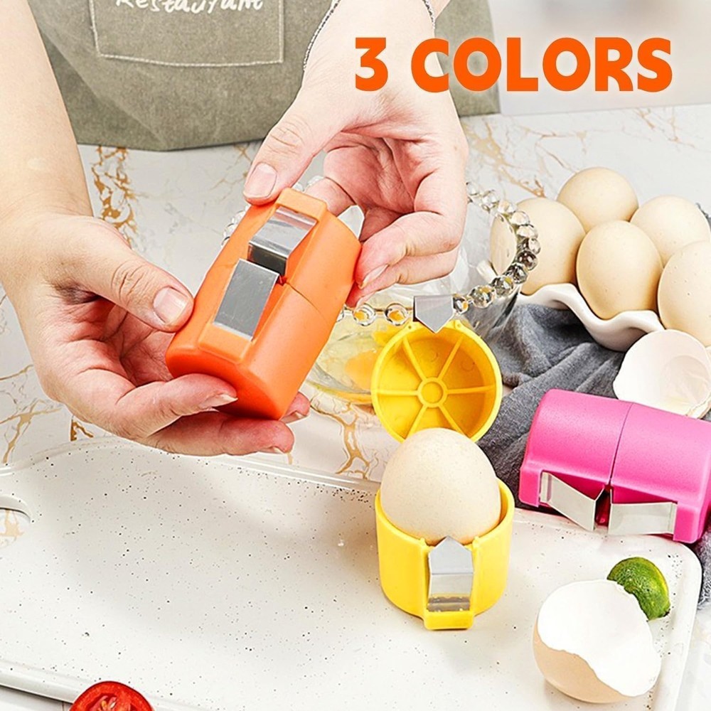 Egg Shell Opener，2026 New Eggshell Cracker, Quickly Cuts Hard-Boiled Eggs, Boile