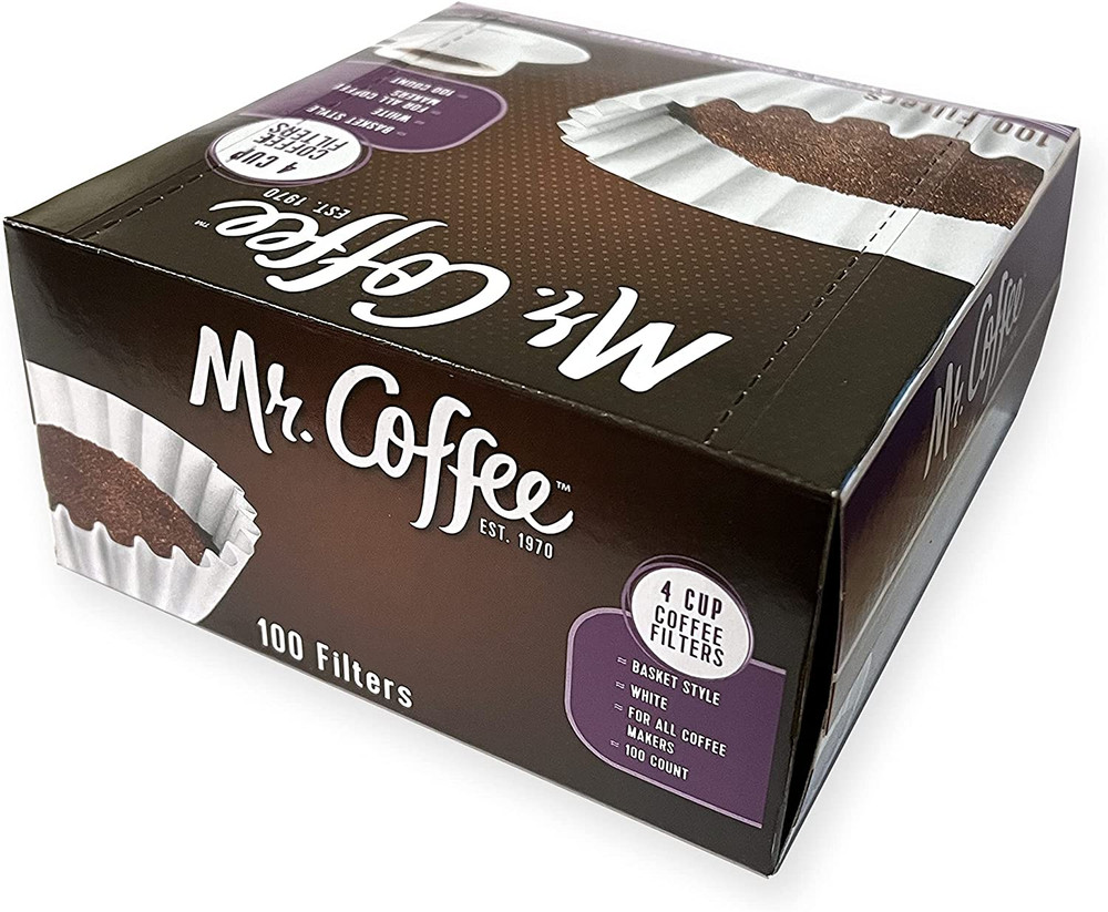 Mr. Coffee 4-Cup Coffee Filters, 100 Count (Package May Vary)