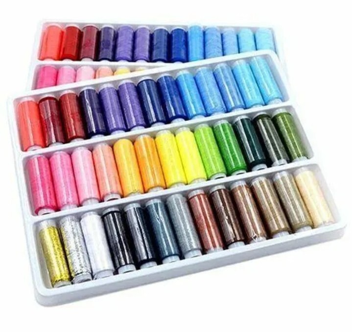 Thread 39pcs Mixed Colors Yarn Machine Spool