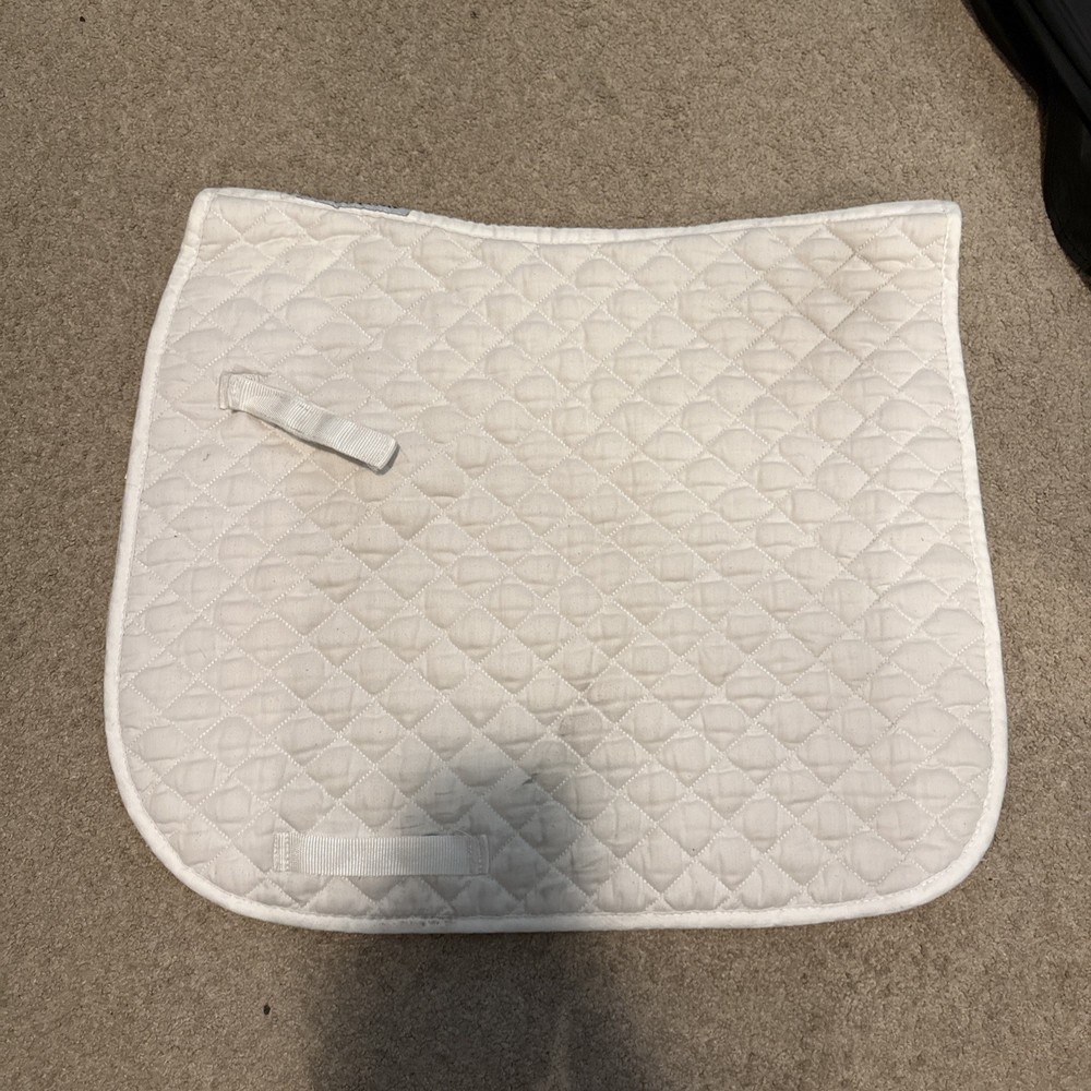 White Dressage SmartPak Saddle Pad