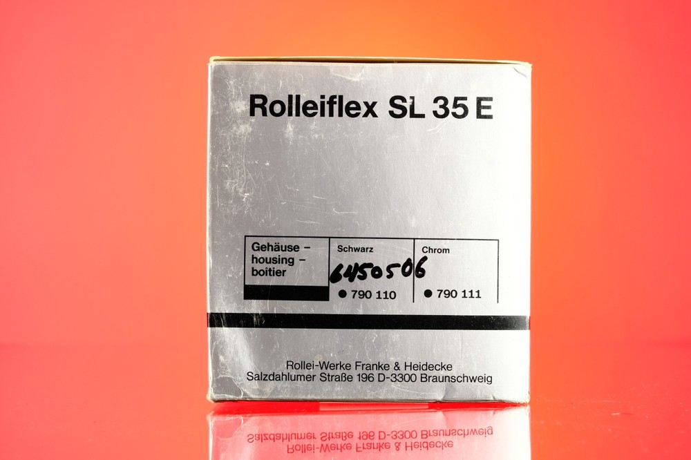 Rollei SL35E Camera Box + Manual