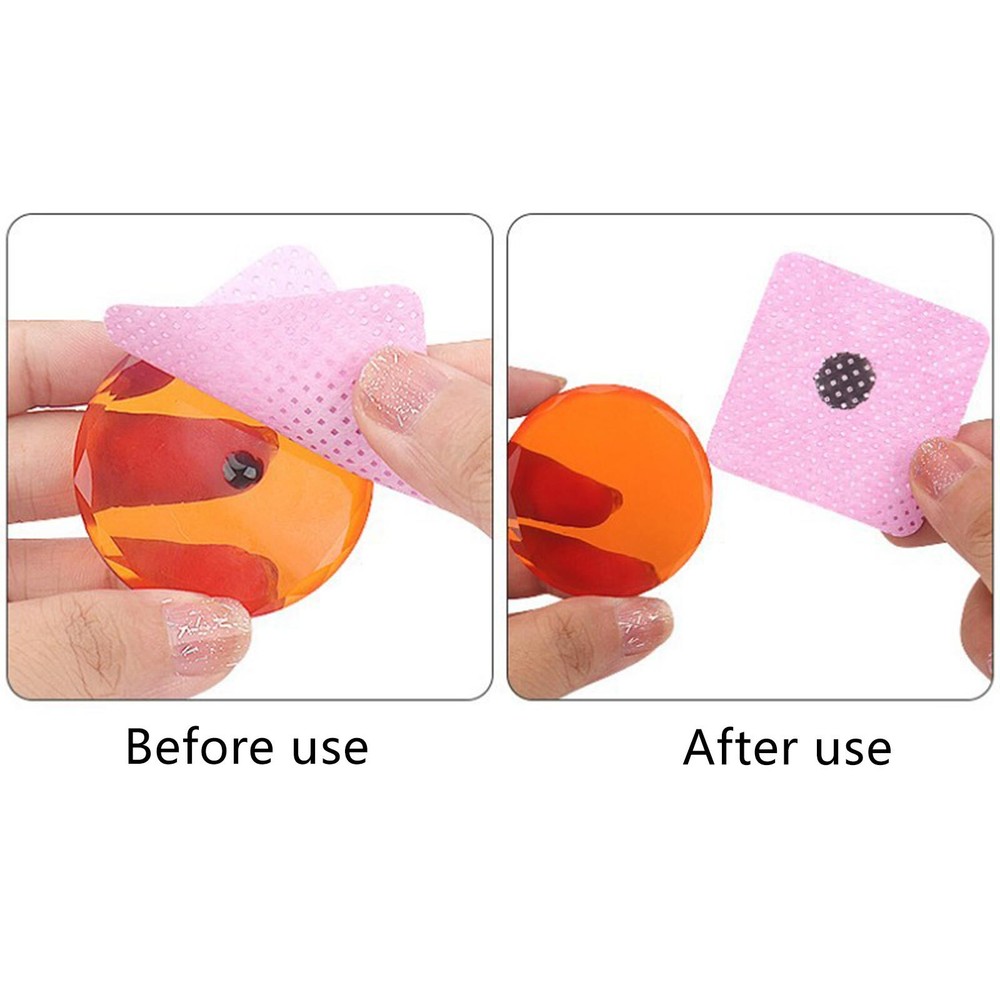 600Pcs Multi-functional Gentle Heart Shaped Cotton Pads Makeup Gadget Accessory