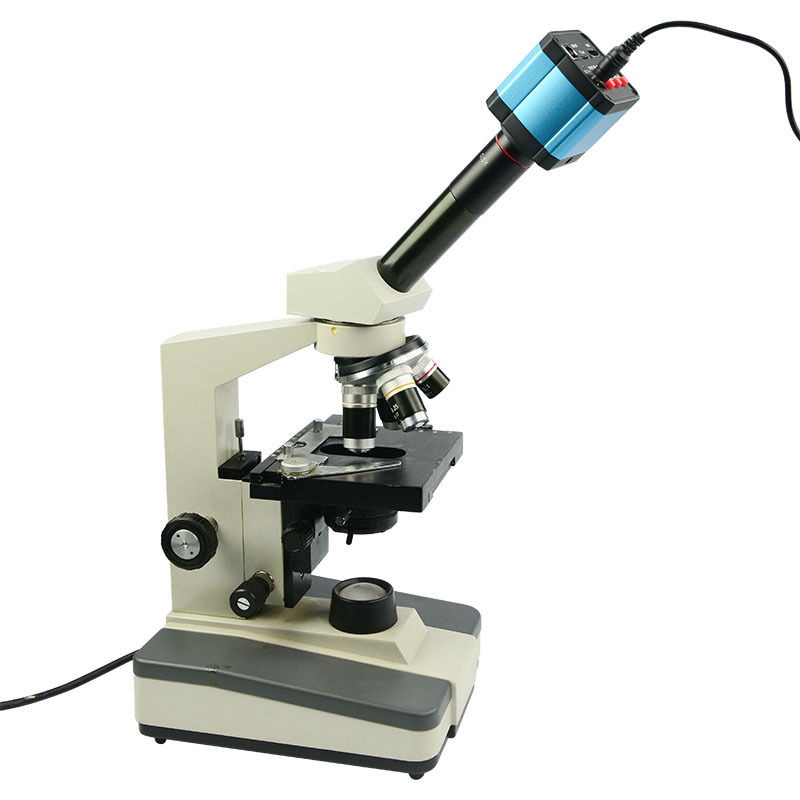 14MP USB /HDMI Microscope Digital Camera CCD Electronic Eyepiece W/Adapter lens