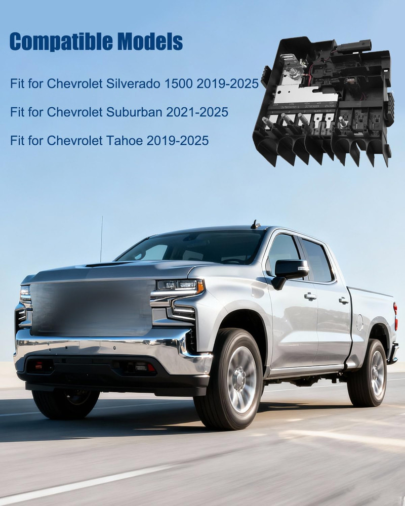 Battery Distribution Engine Compartment Fuse Block Compatible with Chevrolet Sil
