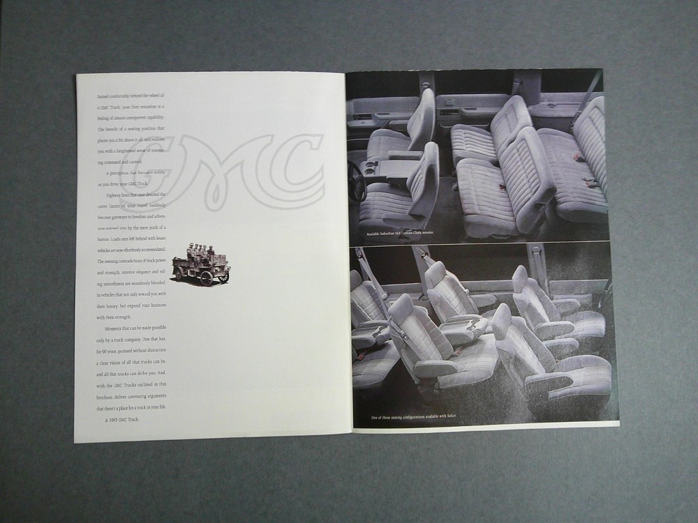1993 GMC Trucks Sales Folder