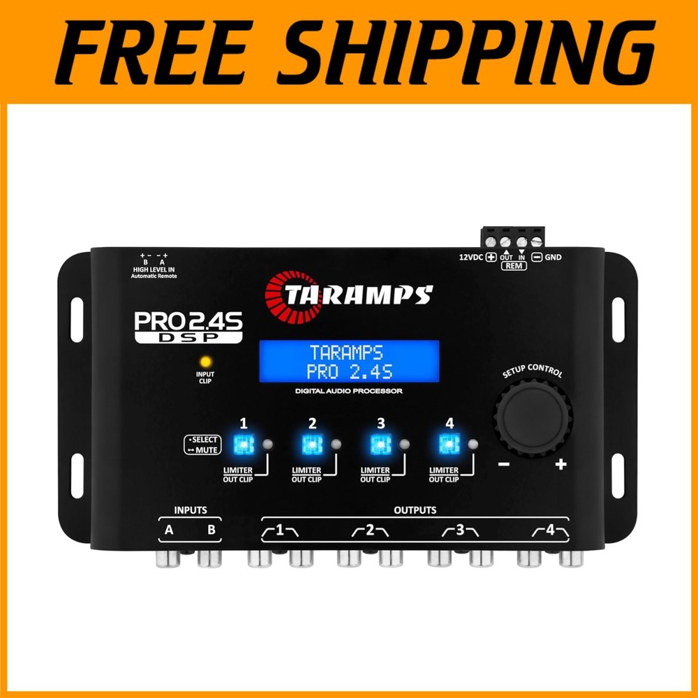 Digital Signal Processor EQ with 15-Band Graphic Equalizer=