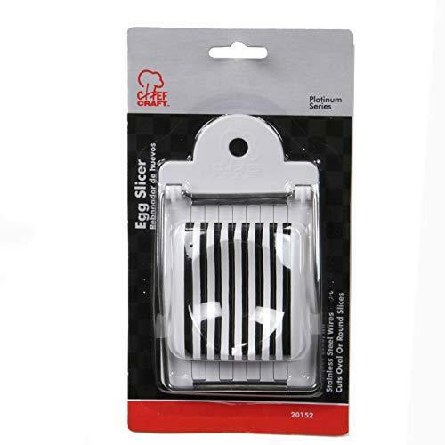 Chef Craft Basic Stainless Steel Egg Slicer, 7 inch