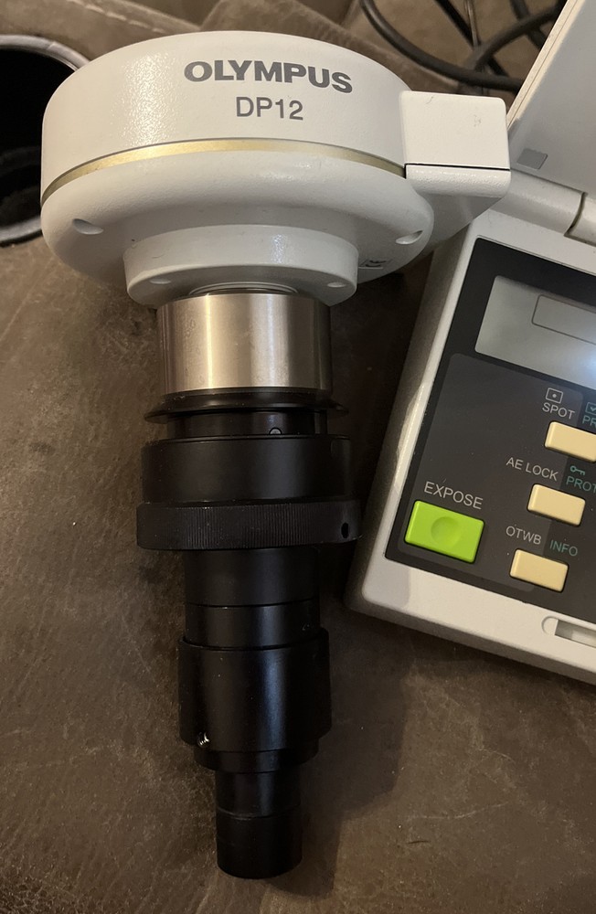 Olympus DP12 Microscope CCD Camera Head MP Controller and Cable DP-12