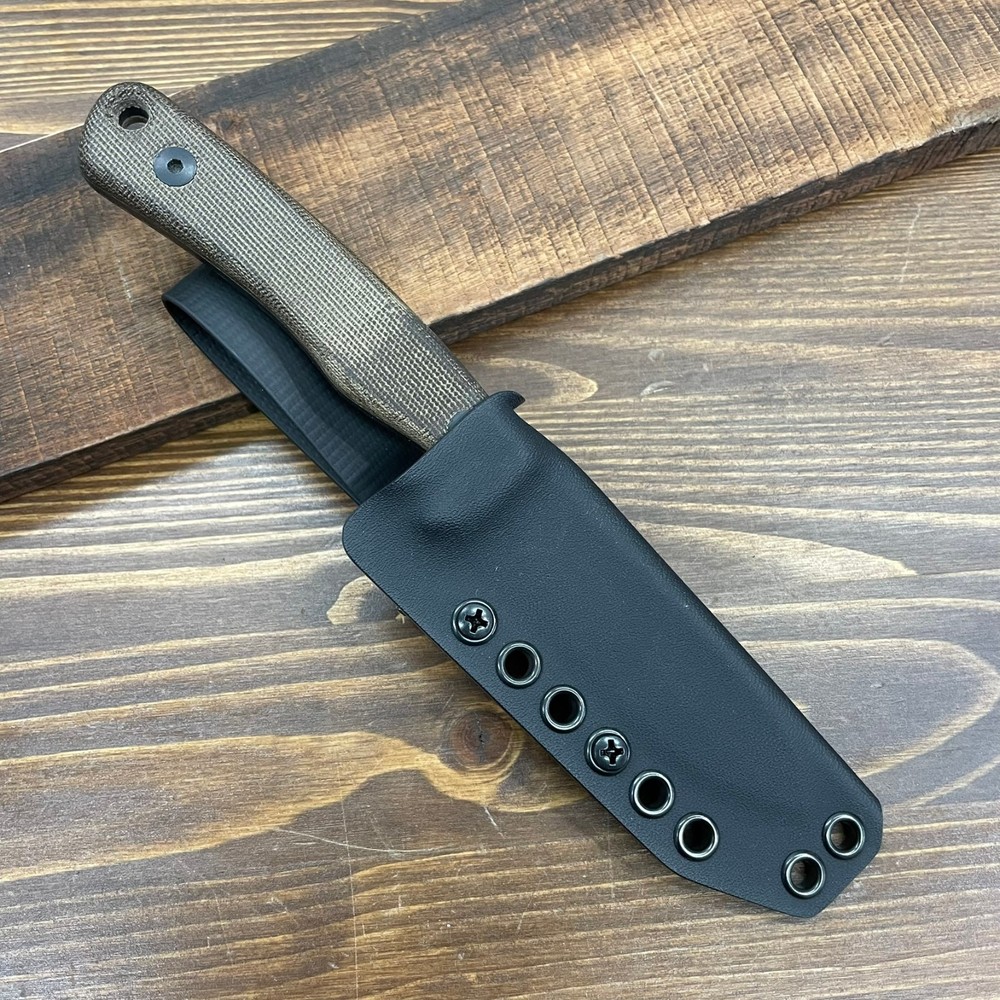 ESEE Ashley Game Knife Black Kydex Sheath with Dangler Belt Attachment