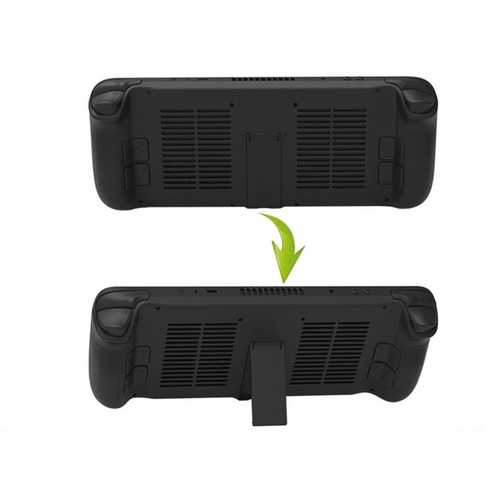 Game Console Cooling Backshell Protective Case with Bracket For Steam Deck F