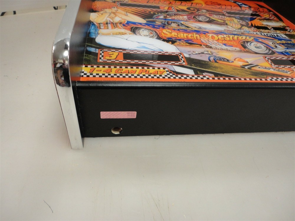Bally Nitro Ground Shaker Pinball Head LED Display light box