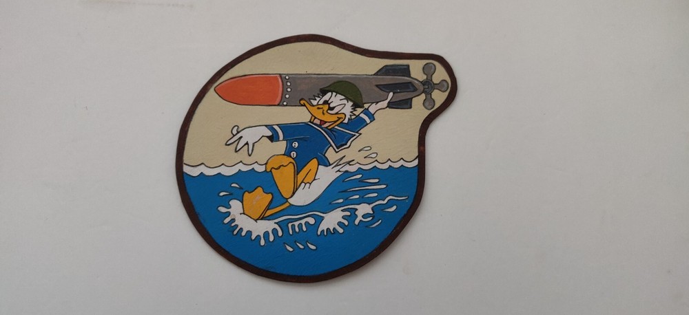 WW 2 Unknown Torpedo Squadron . leather  Jacket  patch