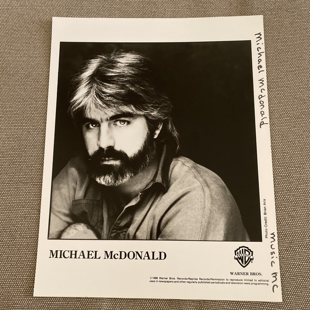 Michael McDonald Press Photo 8x10”. See Description.