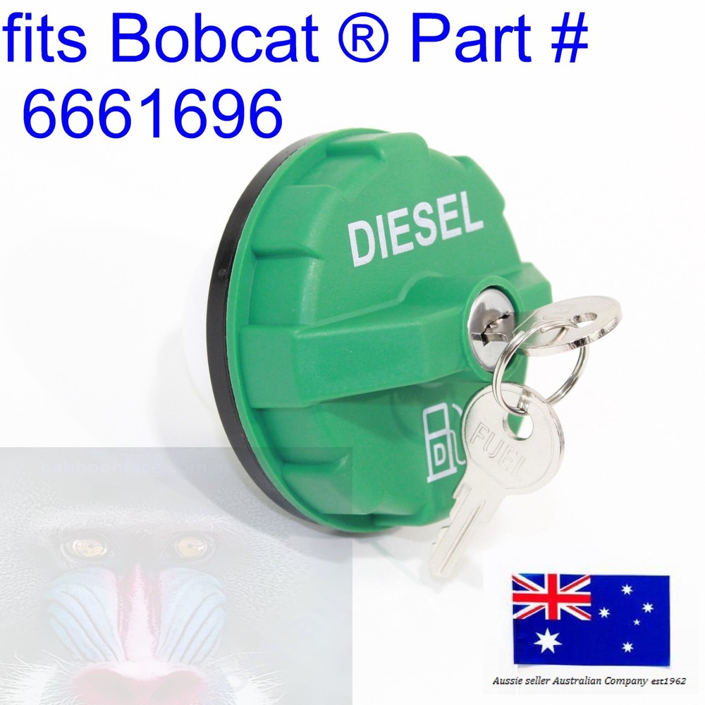for Bobcat Locking Diesel Fuel Cap 6661696 E16 E17 E17Z E19 E20 E20Z E25 E26 E27