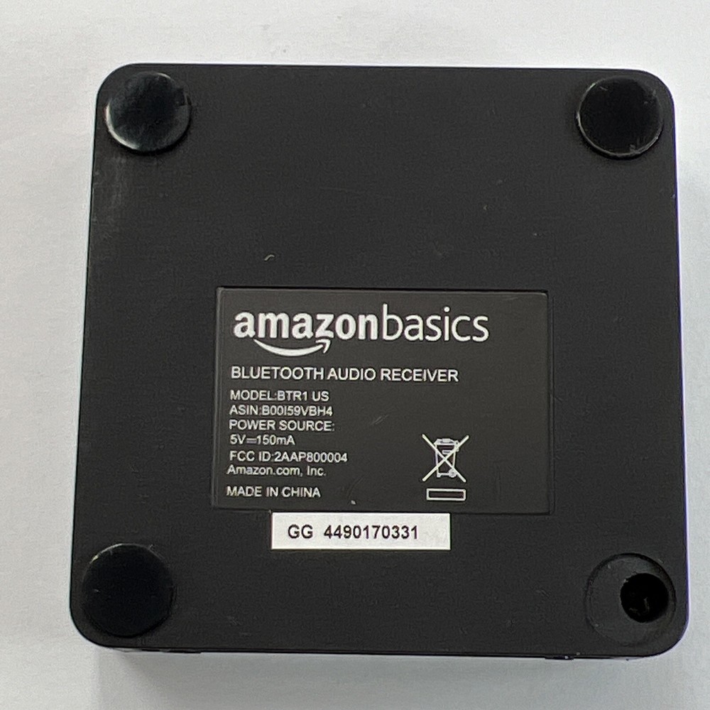 Amazon Bluetooth Audio Receiver Model BTR1 US - TESTED