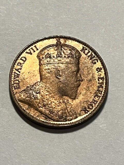 1906 Ceylon 1 Cent XF #17862