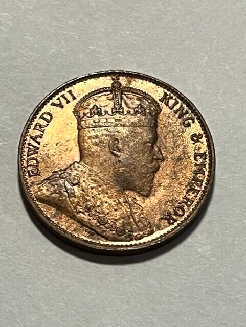 1906 Ceylon 1 Cent XF #17862